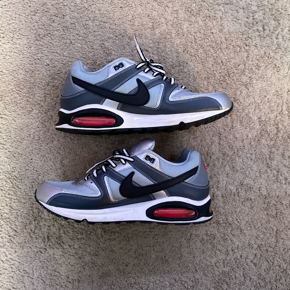 2010 Rare Nike Air Max Command ‘Metallic Silver Dark Grey’ Size 14 (No Box)